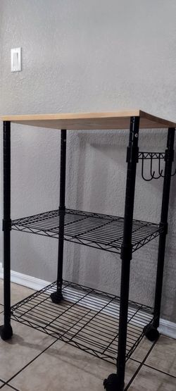 Microwave Cart Rack Storage