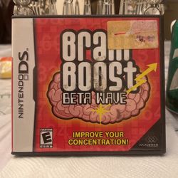 Brain Boost: Beta Wave (Nintendo DS, 2006)