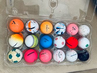 18 Colorful Golf Balls