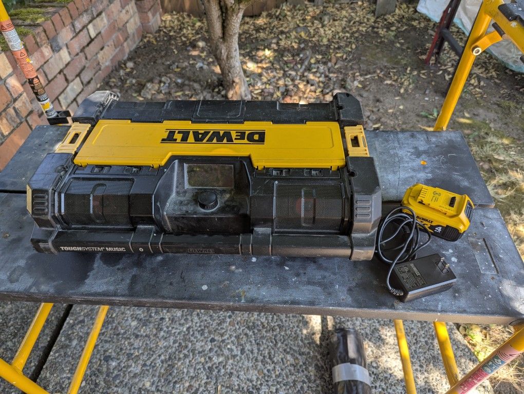 DeWalt tough system radio/charger