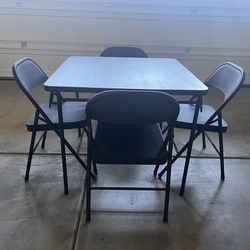 Card Table & Chairs