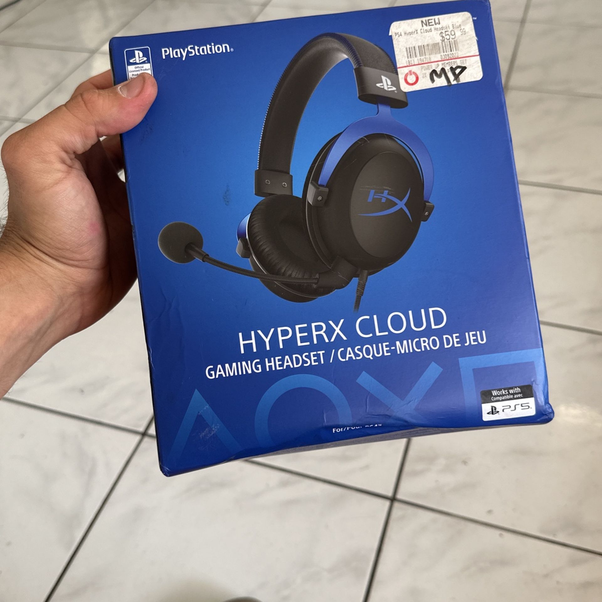 PS4 / PS5 PlayStation hyperX cloud Gaming Headset