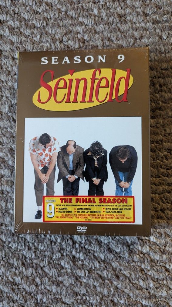 Seinfeld Season 9 FINAL SEASON DVD Set Sealed