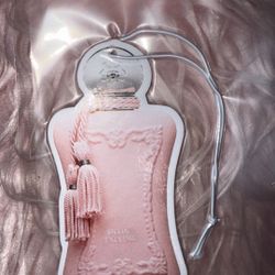 Perfume Inspired Car Air Freshener - Delina Exclusif Scent - Elegant Pink Bottle