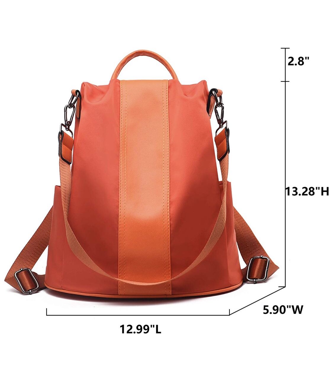Women Backpack Purse Waterproof Nylon Schoolbags Anti-theft Rucksack Shoulder Bags