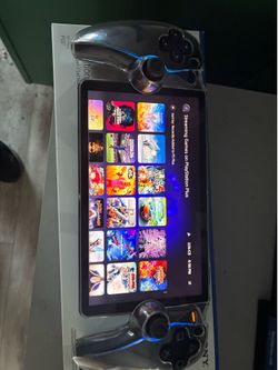 Ps portal black with case attached and original box