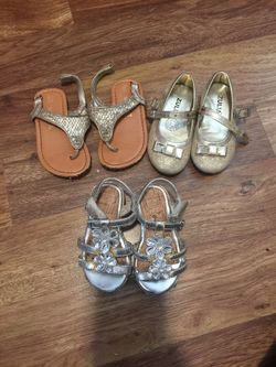 Size 5 toddler girl shoes bundle