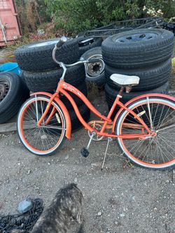Orange beach cruiser his or hers