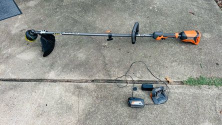 Ridgid 18 Volt Brushless 2-Speed String Trimmer With 4ah Battery And Charger