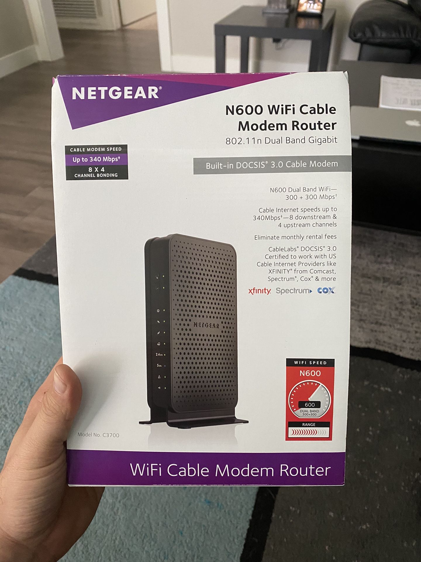 Netgear modem/router combo