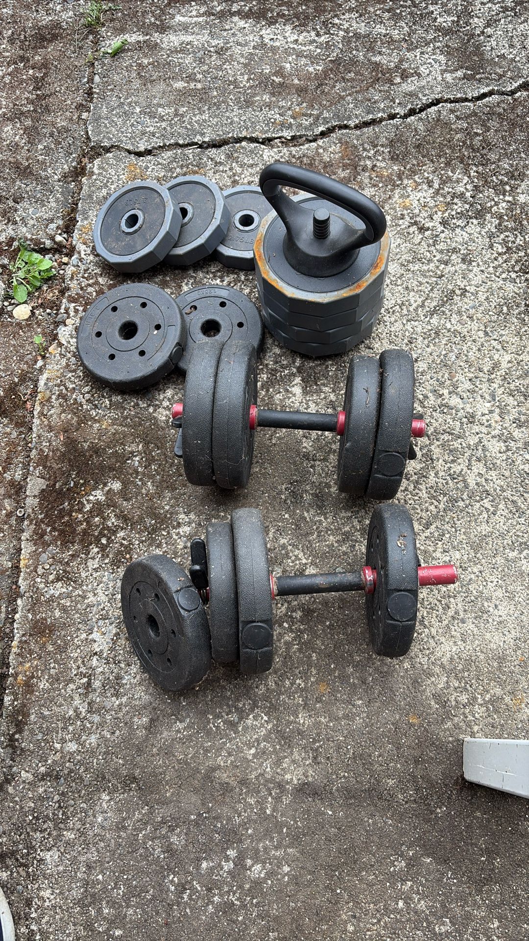 Weights And Curling Bars
