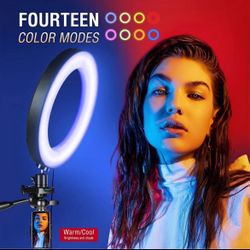 Ring light with 14 RGB LED lights