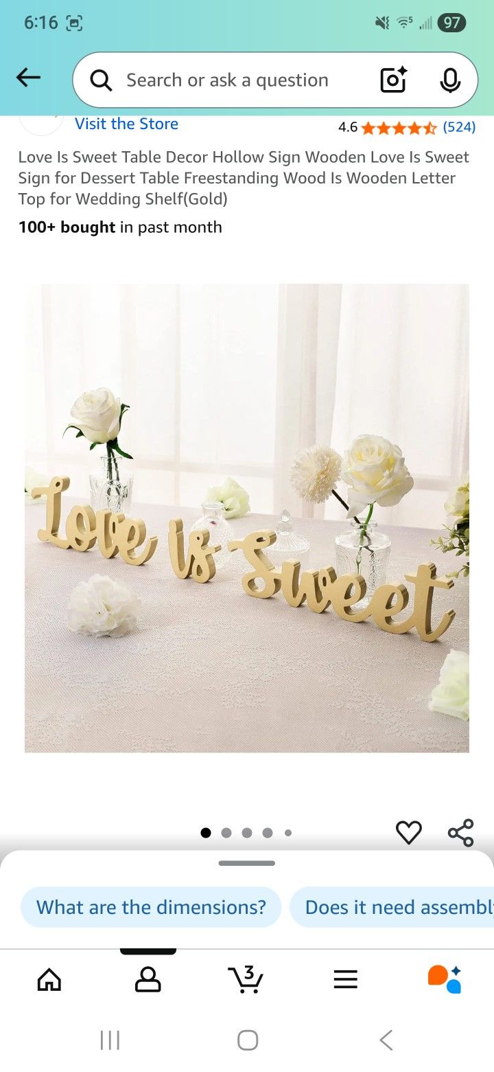 Love Is Sweet Sign