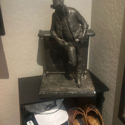 Cutting The Dust Statue By Michael Garman