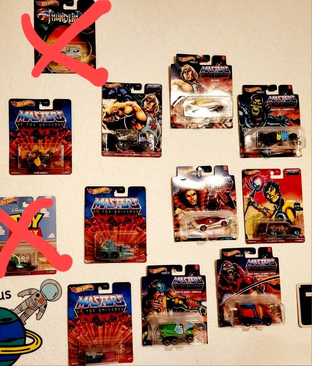 HOTWHEELS MASTERS OF THE UNIVERSE COLLECTION