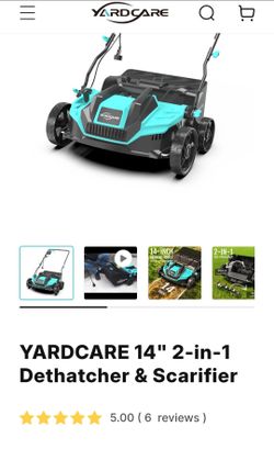 Yardcare Dethatcher and Scarifier