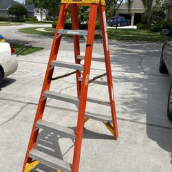6ft Werner Double Sided Ladder Heavy Duty 