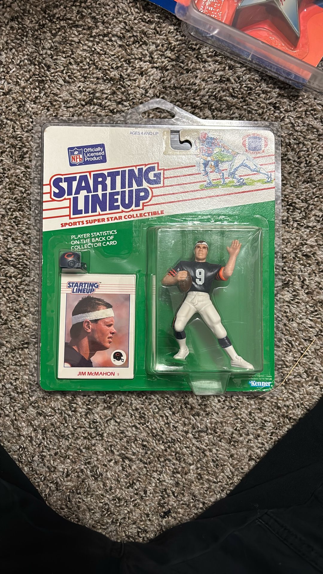 Jim McMahon 1988 SLU With Protector Case