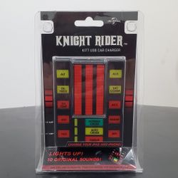 RARE 2014 ThinkGeek Knight Rider KITT USB Car Charger