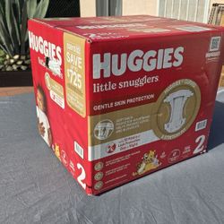 Huggies Little Snugglers Size 2 Disney Diapers 186 Count NEW SEALED