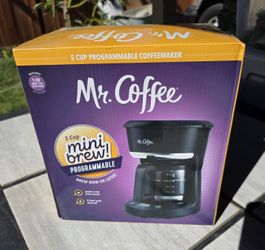 Mr. Coffee 5-Cup Programmable Coffee Maker (NEW)