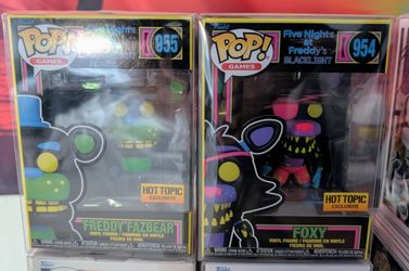Freddy and foxy Funko Black light