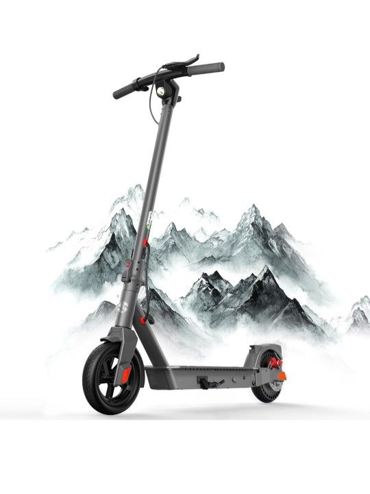 SISIGAD Electric Scooter Adults 8.5" Tires, 20 Miles Range, 23Mph Top Speed Adult Scooters, Portable Folding Fast E-Scooter with Rear Suspension, Dual