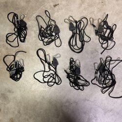 1/8” Ratchet Rope Asking $40 For All 8 Holds 150lbs Each 