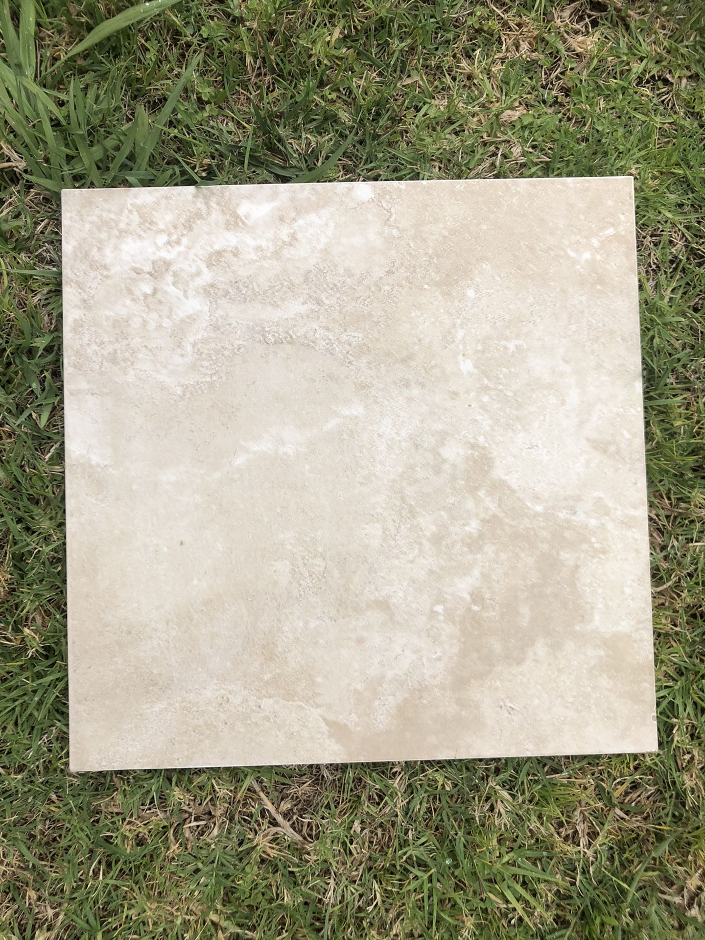 Brand New 18x18 Travertine-Style Porcelain Tile - 1,300 SF - $0.69/sf