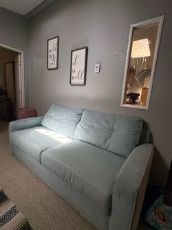 Blue couch set