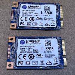 32GB KINGSTON mSATA SSD Drives