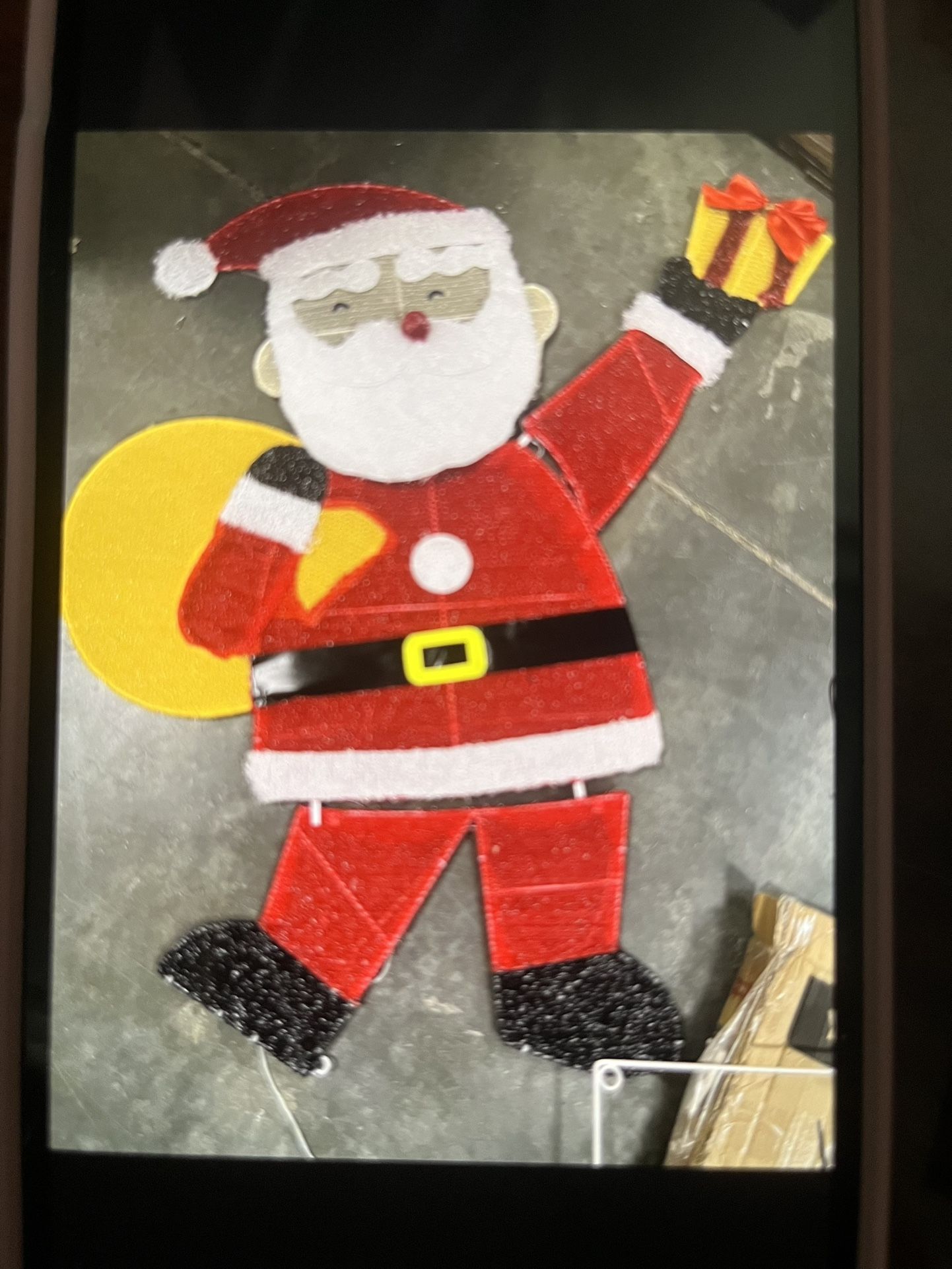 Lighted Santa Claus Christmas Decorations