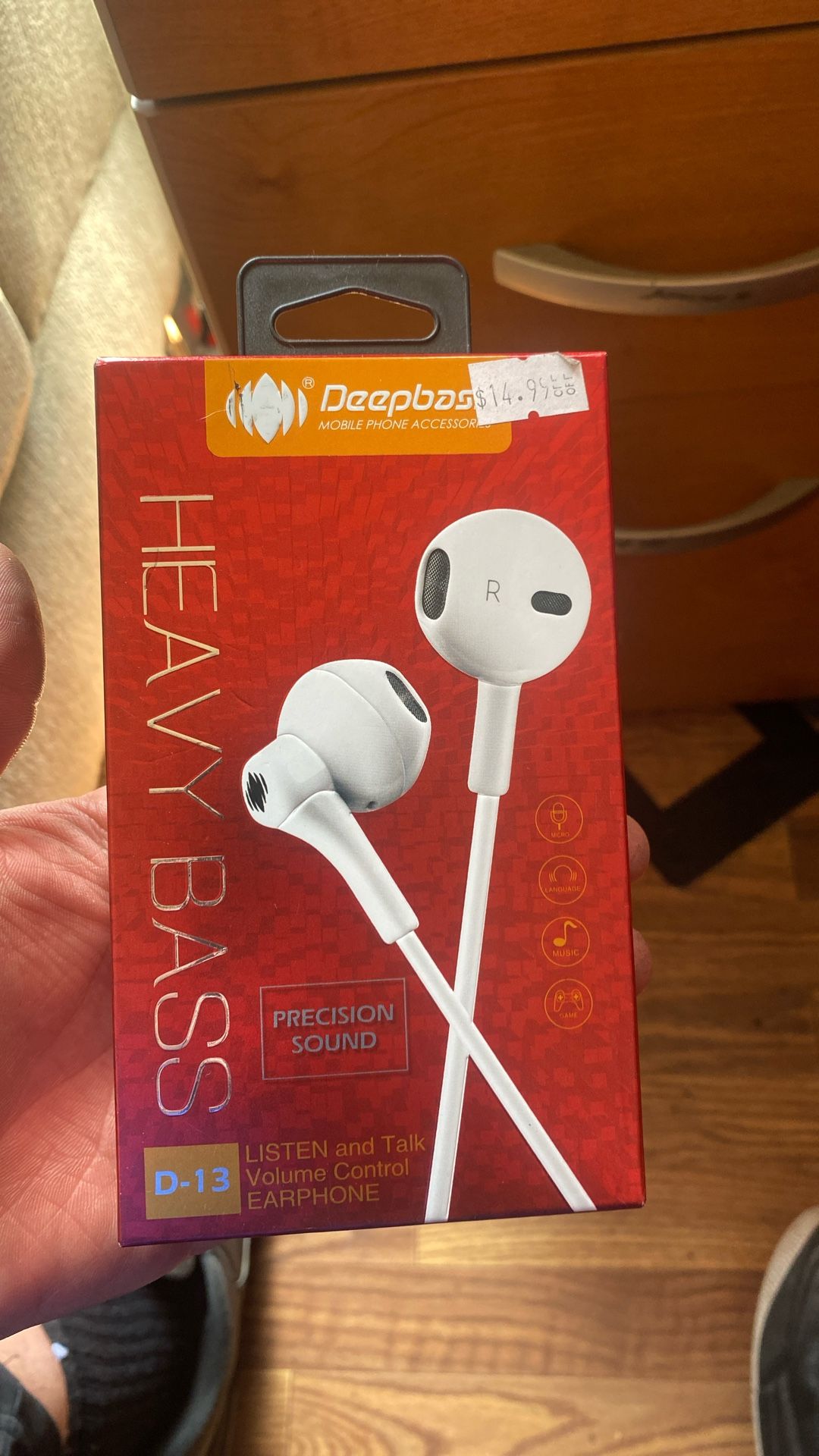 Box Of Wired Earphones, Two Wireless Chargers , And Few AirPod Cases Gen1