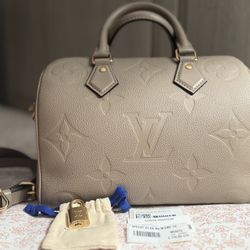 Louis vuitton Speedy 25 bandouliere Empreinte