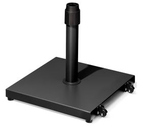 45lbs Patio Umbrella Base with Wheels, Heavy Duty Stand Outdoor