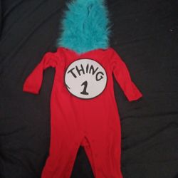 Thing 1 Halloween Costume Size 12-18 Months 