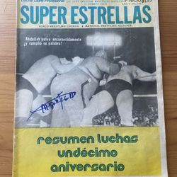 RARE CARLOS COLON WRESTLING MAGAZINE PUERTO RICO PROGRAM