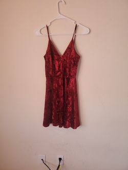 Red Short Dress Small