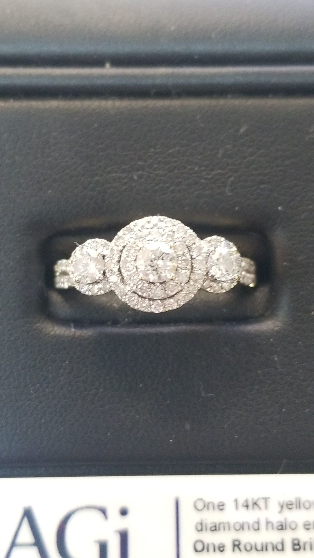 Past Present & Future Diamond Ring