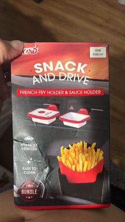 French fry & sauce holder