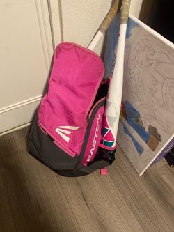 Pink Easton girls softball backpack