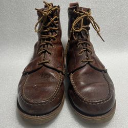 Dexter Men's Logger Boots Size 9 Rugged Leather Lace Up Missing Size Tag