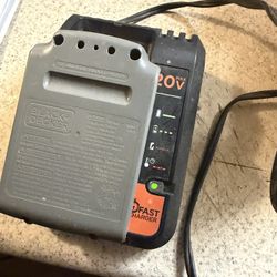 Black + Decker  20v Battery And Charger..