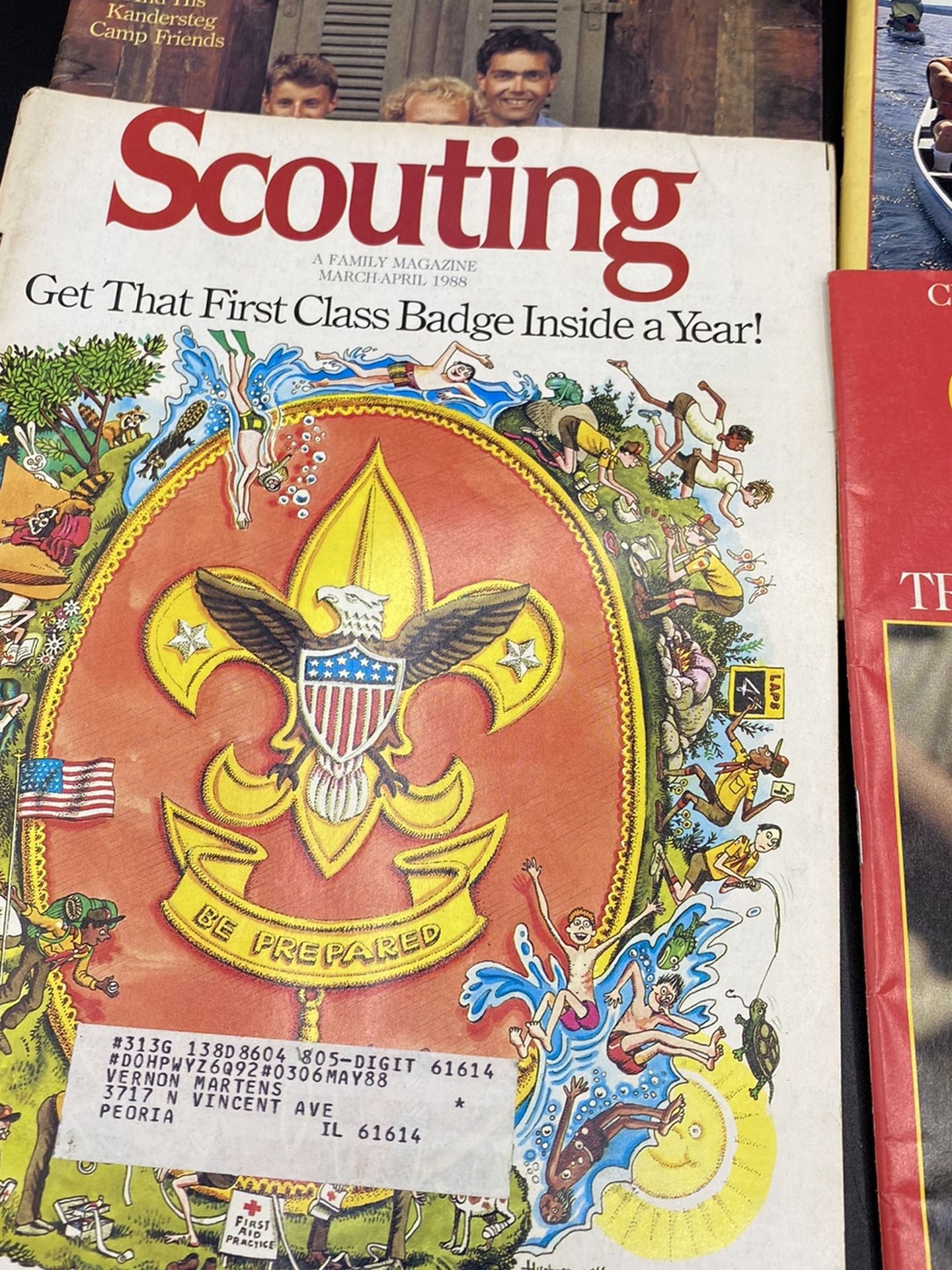 Lot Of 4 Scouting Vintage Magazine Books Pre Owned Great Condition