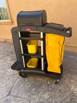New Rubbermaid high-security janitor cart commercial asking $200