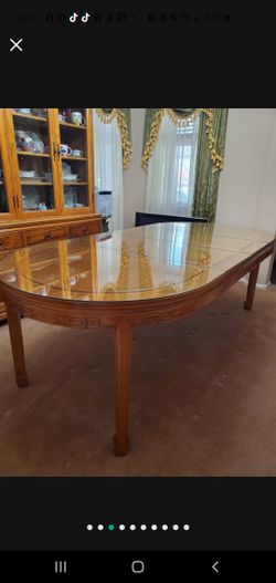 Oriental Formal Dining Table Set
