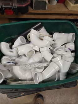 Assorted 1 1/2" PVC Pipe Fittings