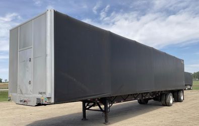 Conestoga flatbed trailer