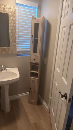 Tall skinny shelf