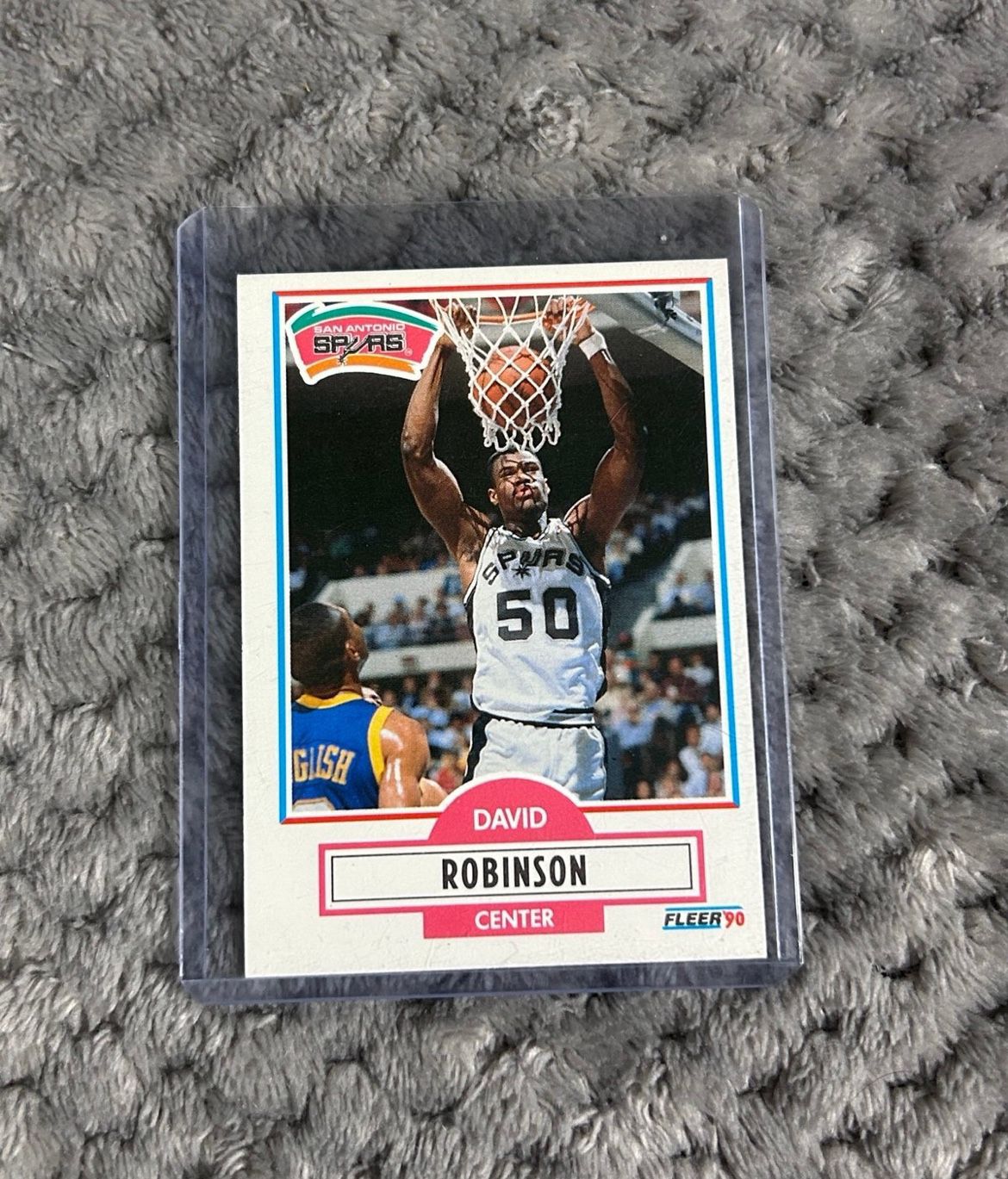 1990-91 Fleer David Robinson Rookie Card RC San Antonio Spurs